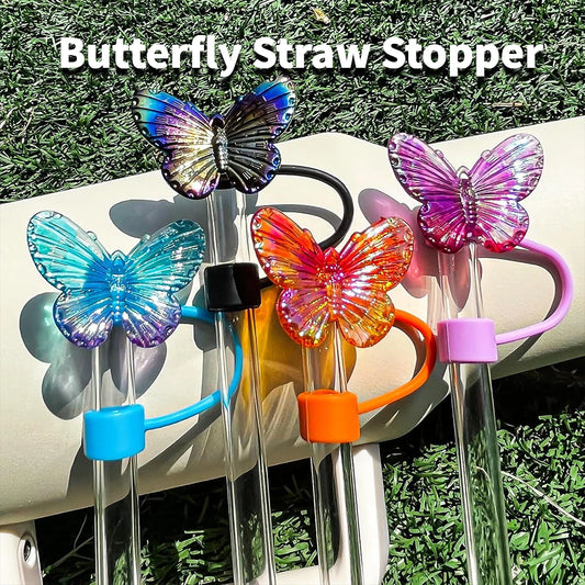Butterfly Straw Cover
